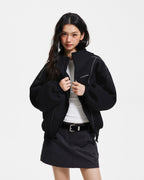 🖤 Oversized zip-up jacket