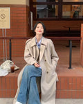 Classic Double-Breasted Trench Coat