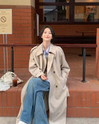 Classic Double-Breasted Trench Coat