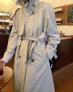 Classic Double-Breasted Trench Coat