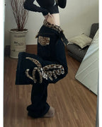 Leopard Dream Baggy Pants 🐆🖤