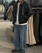 Faux Leather Jacket