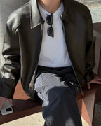 Faux Leather Jacket