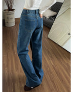 Side Button Wide Jeans 👖✨