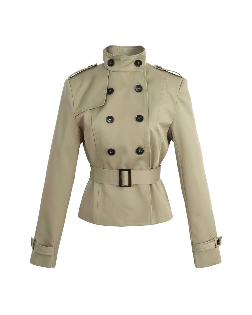Structured Double-Breasted Jacket
