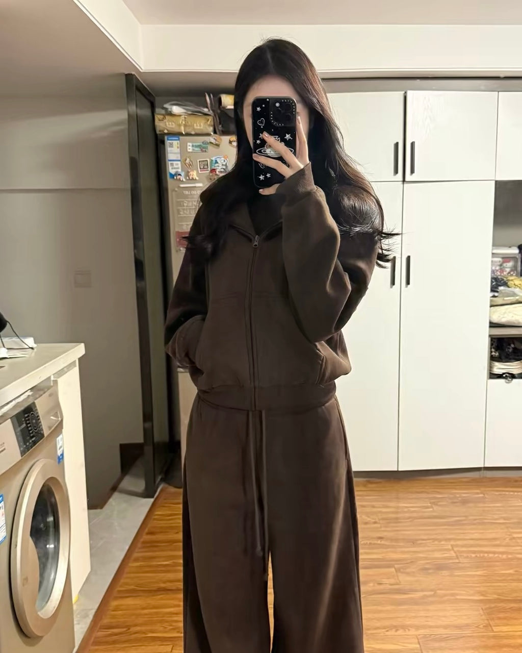 Brown 3-Piece Lounge Set