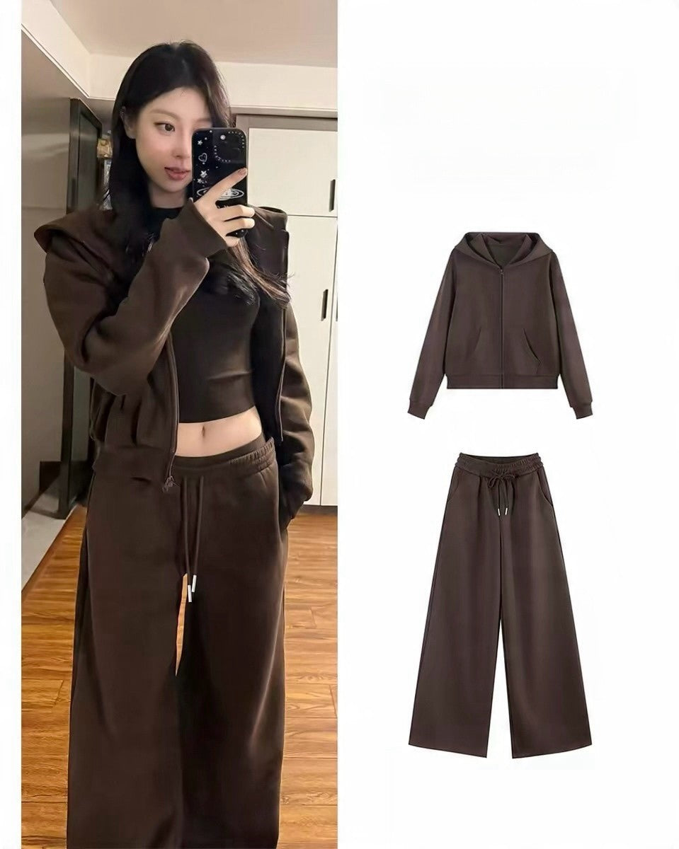 Brown 3-Piece Lounge Set