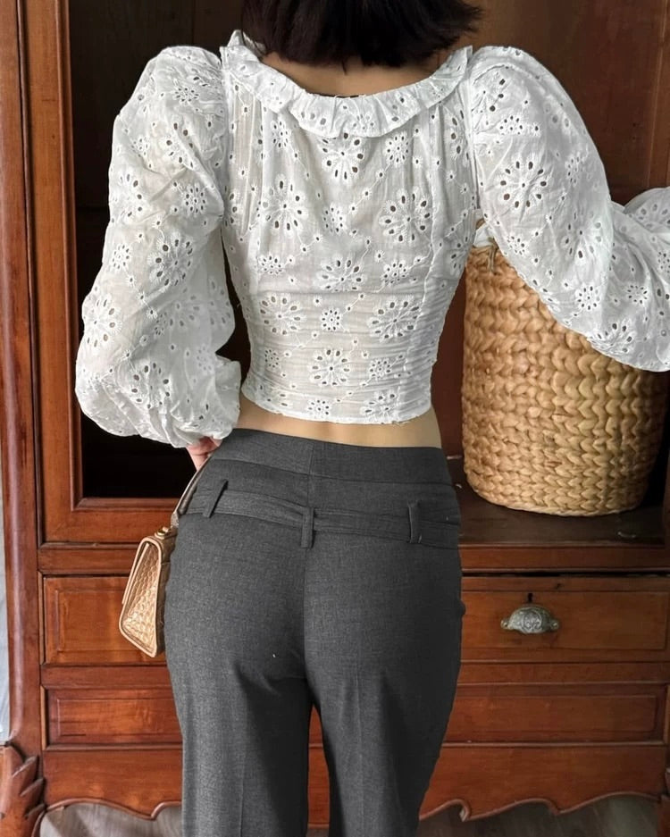 Vintage Lace Corset Top 🤍