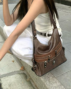 Multi-Pocket Shoulder Bag