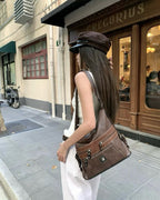 Multi-Pocket Shoulder Bag