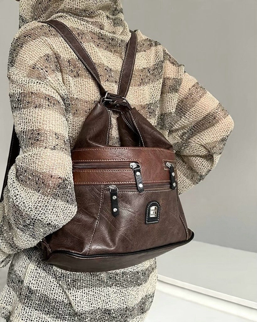 Multi-Pocket Shoulder Bag