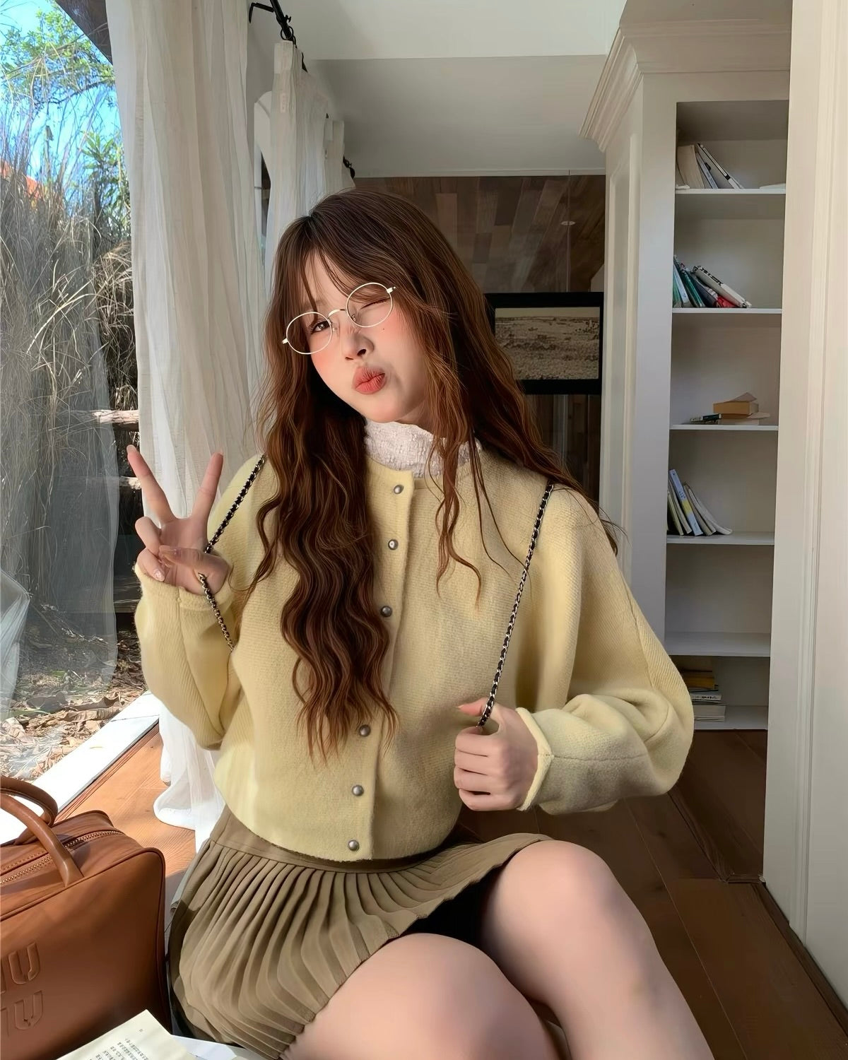 Soft Knit Button Cardigan