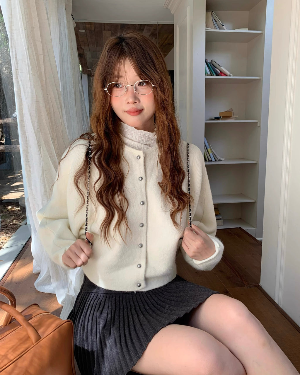 Soft Knit Button Cardigan