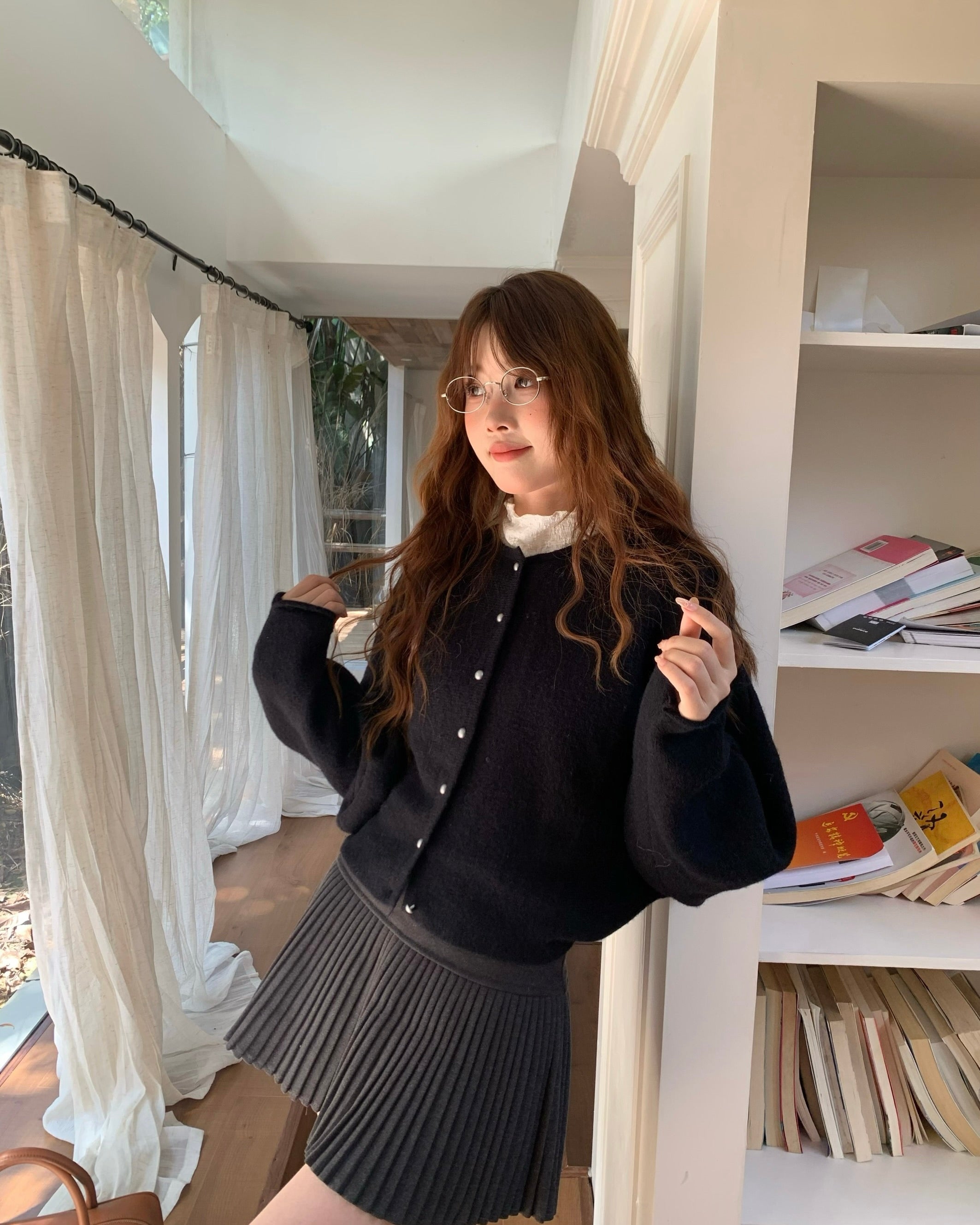 Soft Knit Button Cardigan