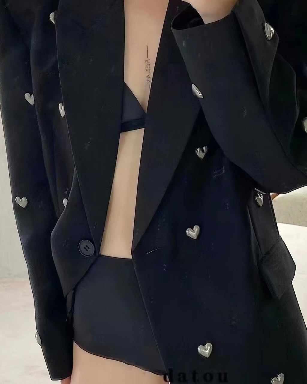 Heart Detail Blazer