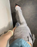 Belted Wide-Leg Jeans