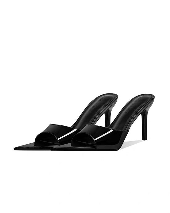 Pointed Toe Stiletto Mules
