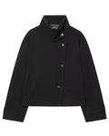 Asymmetric Stand Collar Jacket