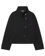 Asymmetric Stand Collar Jacket