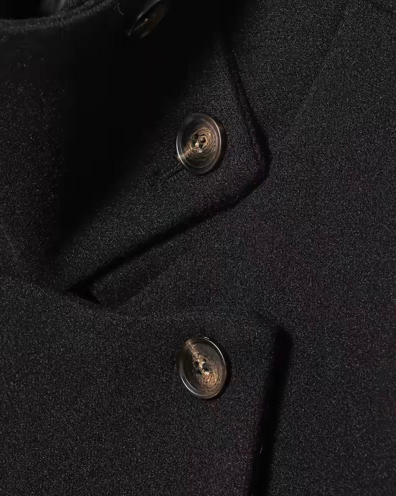 Asymmetric Stand Collar Jacket