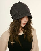 🖤 Waffle Newsboy Cap