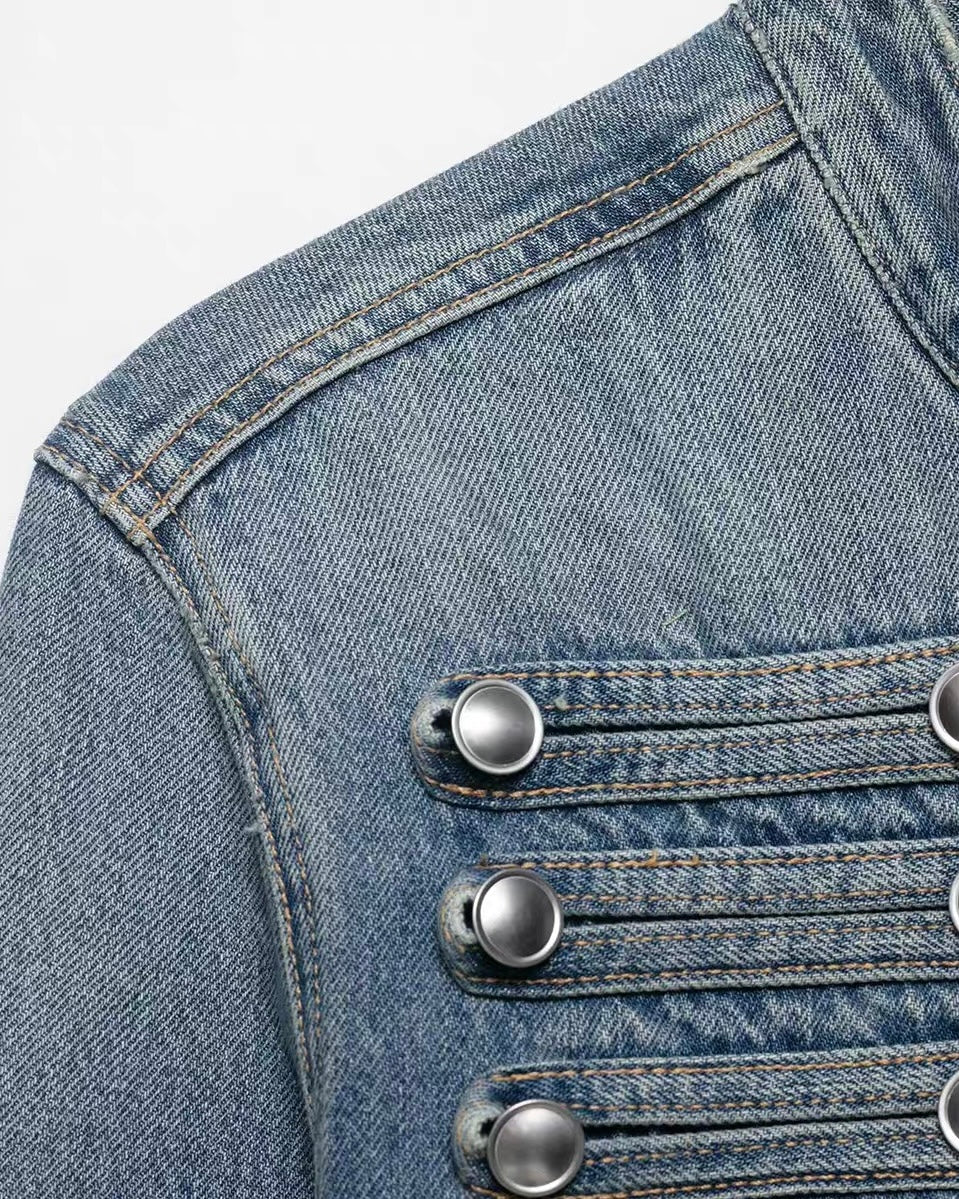 ✨ Napoleon Denim Jacket + Short