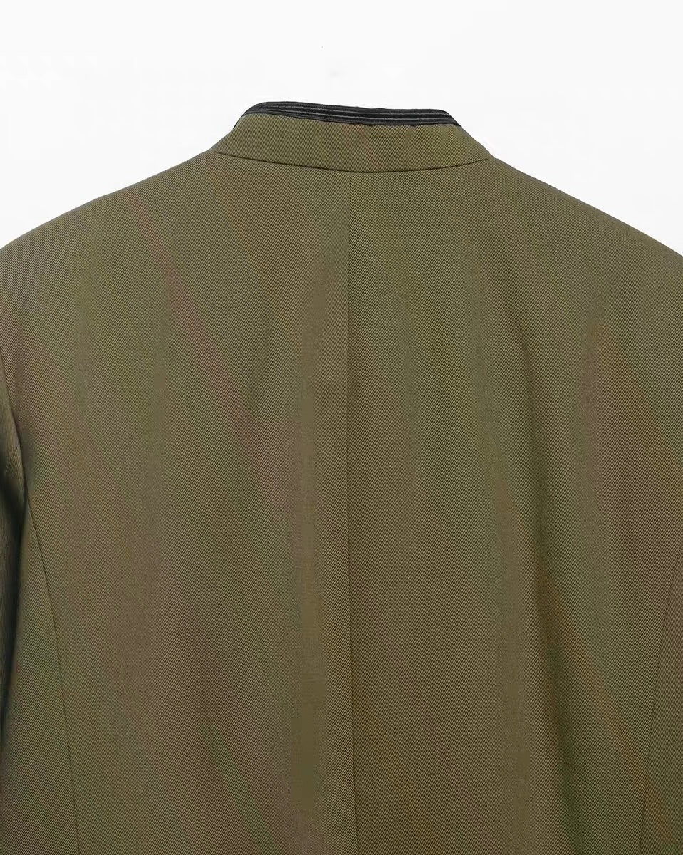 Military Napoleon Jacket 🖤🫒💙