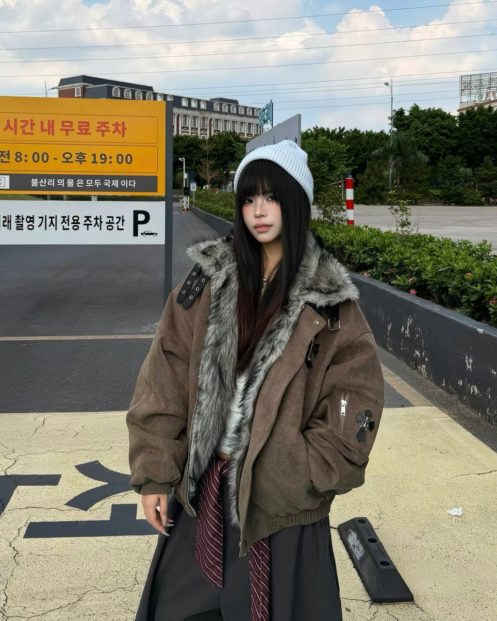 Fur Collar Jacket