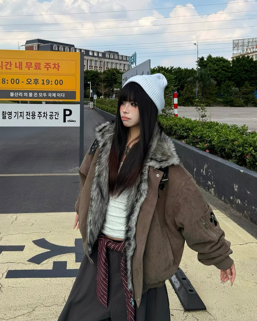 Fur Collar Jacket