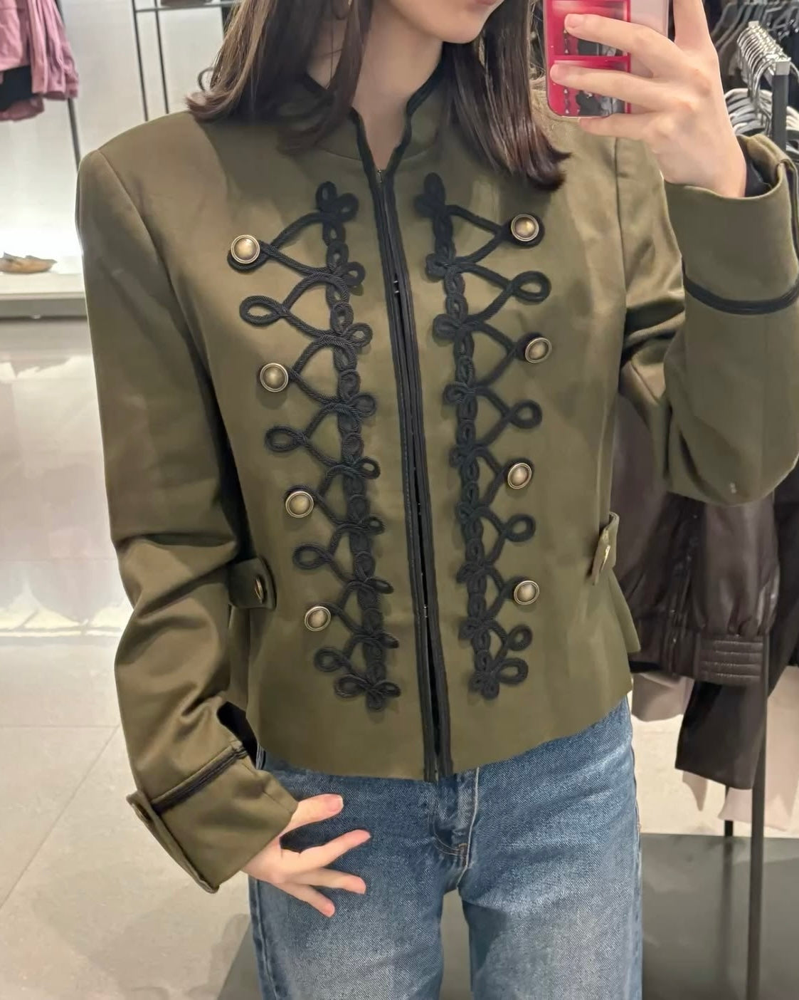 Military Napoleon Jacket 🖤🫒💙