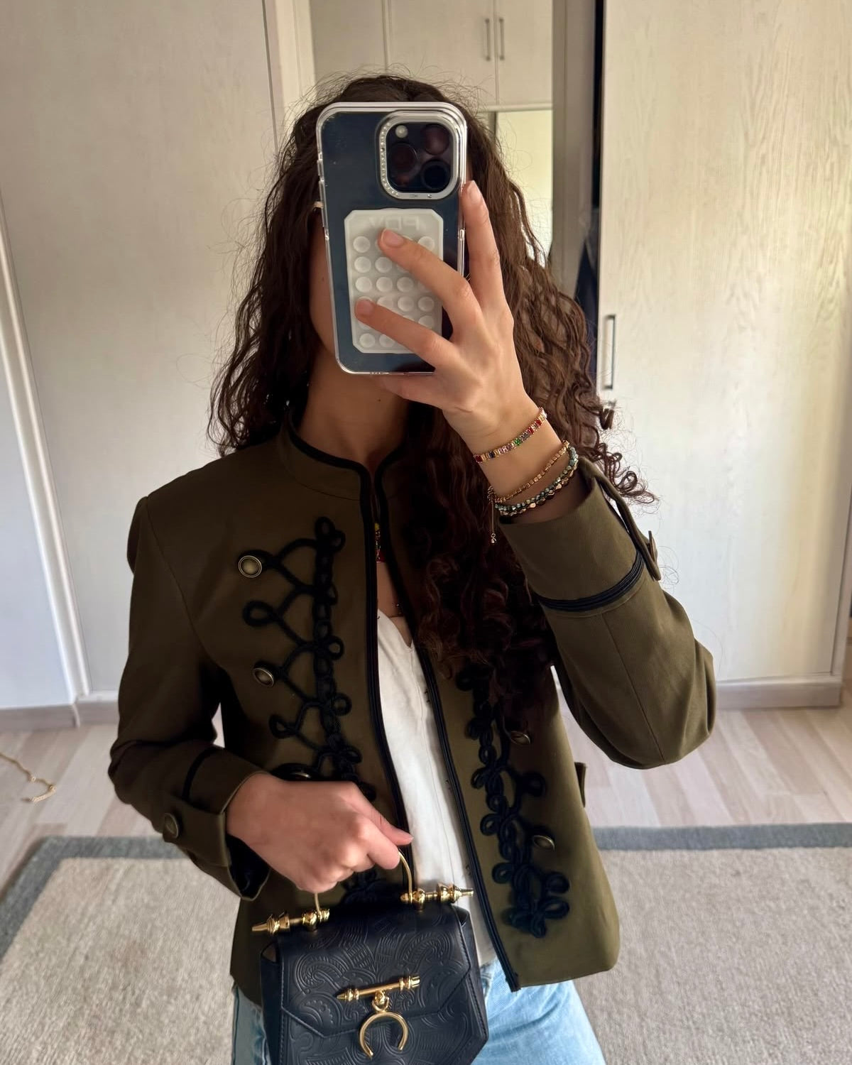 Military Napoleon Jacket 🖤🫒💙