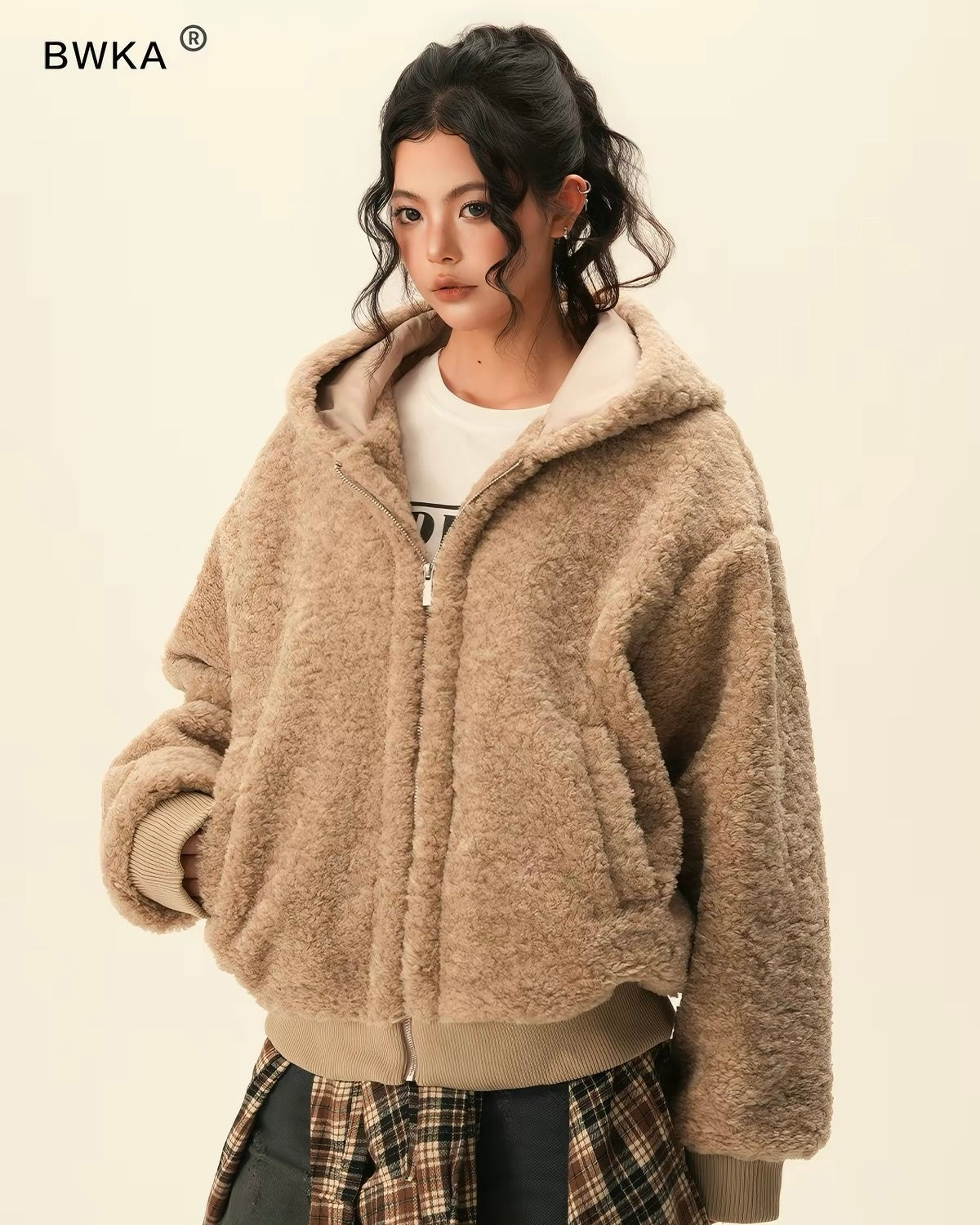 Teddy Hooded Jacket