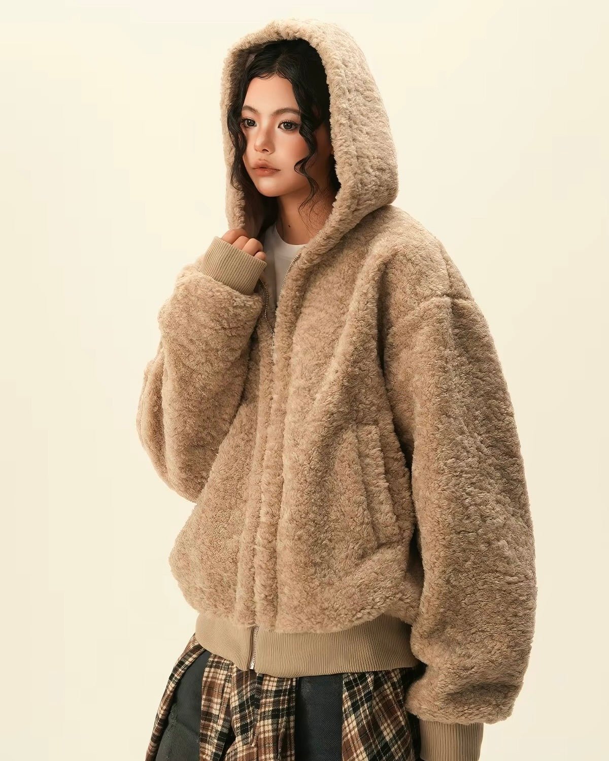 Teddy Hooded Jacket
