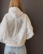 Angel Wings Hoodie 🤍✨