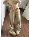 Vintage Low Waist Wide Leg Jeans
