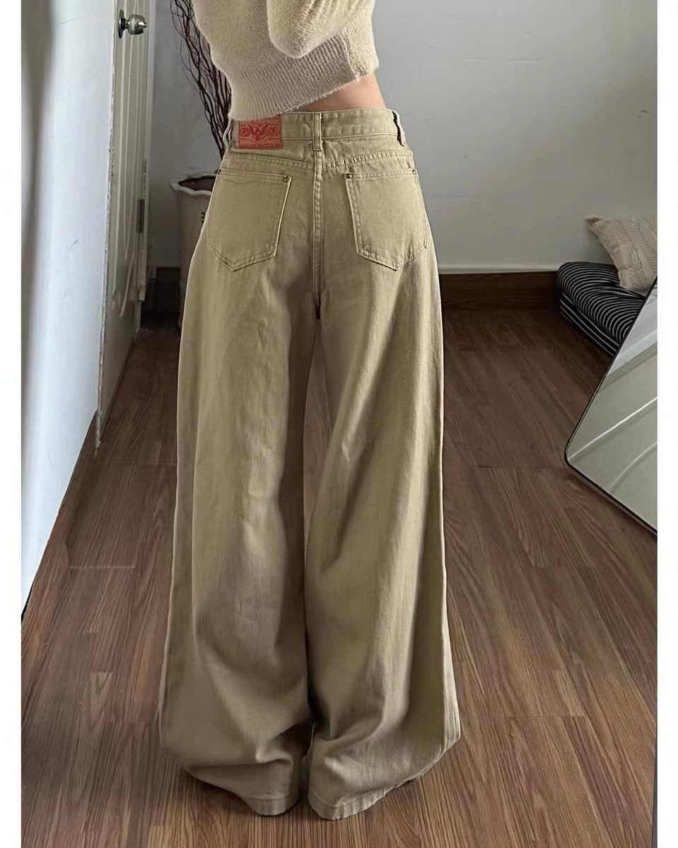 Vintage Low Waist Wide Leg Jeans