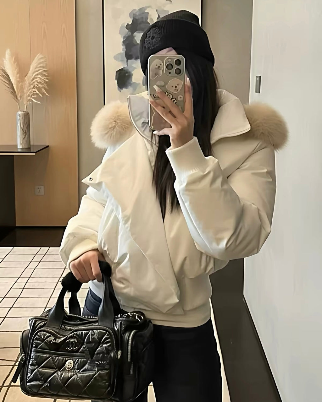 Fur Hood Puffer Jacket