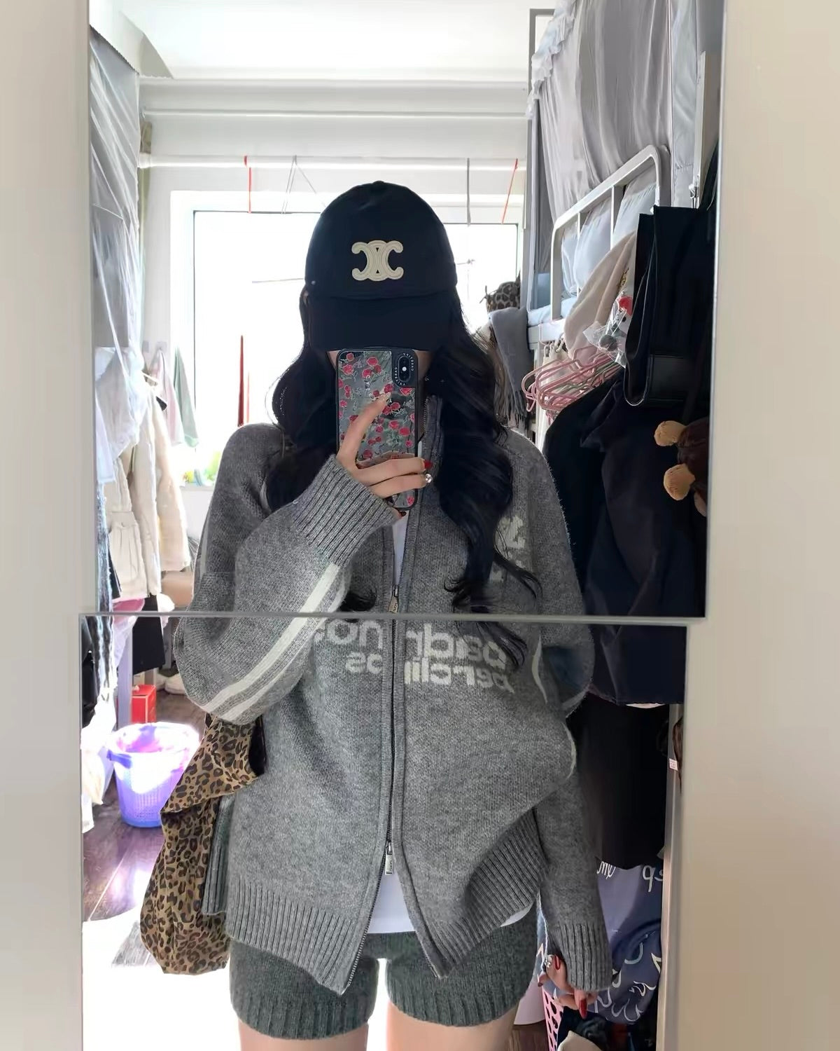 Knit Zip-Up Top
