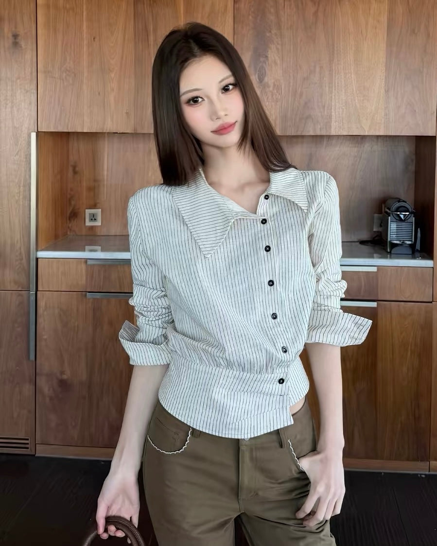 🤎 Vintage Stripe Blouse 🤎