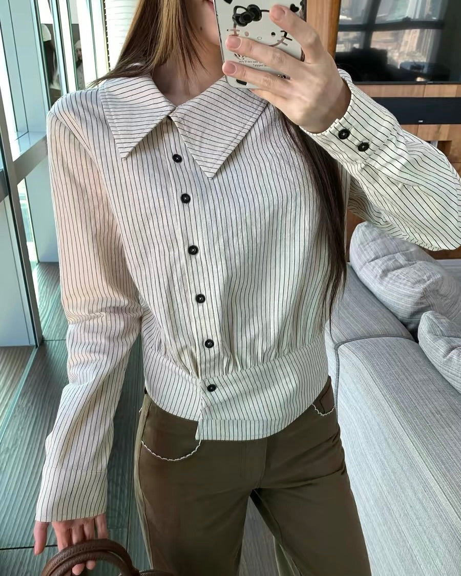 🤎 Vintage Stripe Blouse 🤎