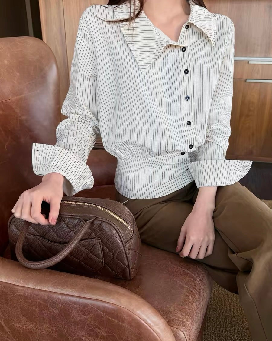 🤎 Vintage Stripe Blouse 🤎