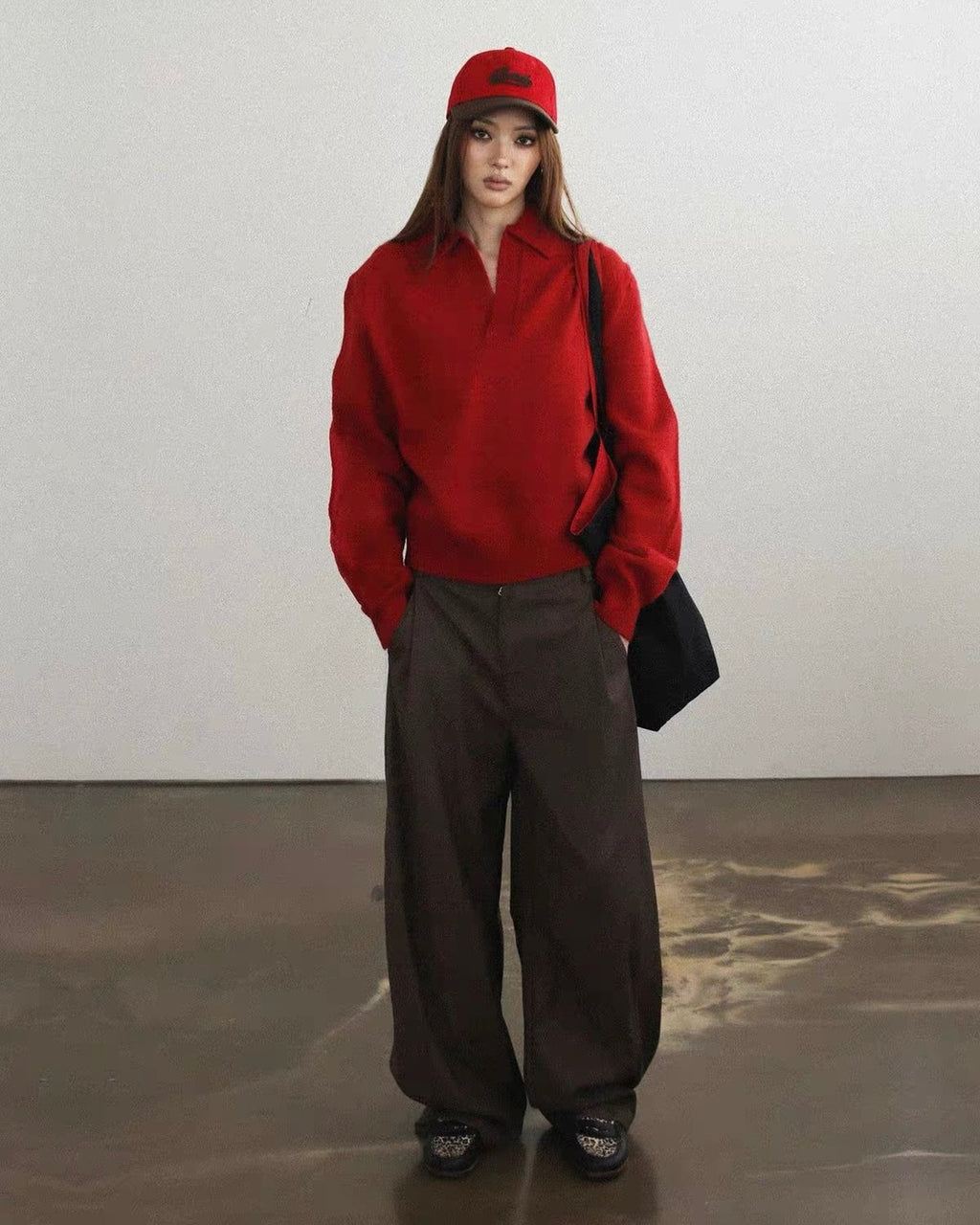 Collared Knit Pullover