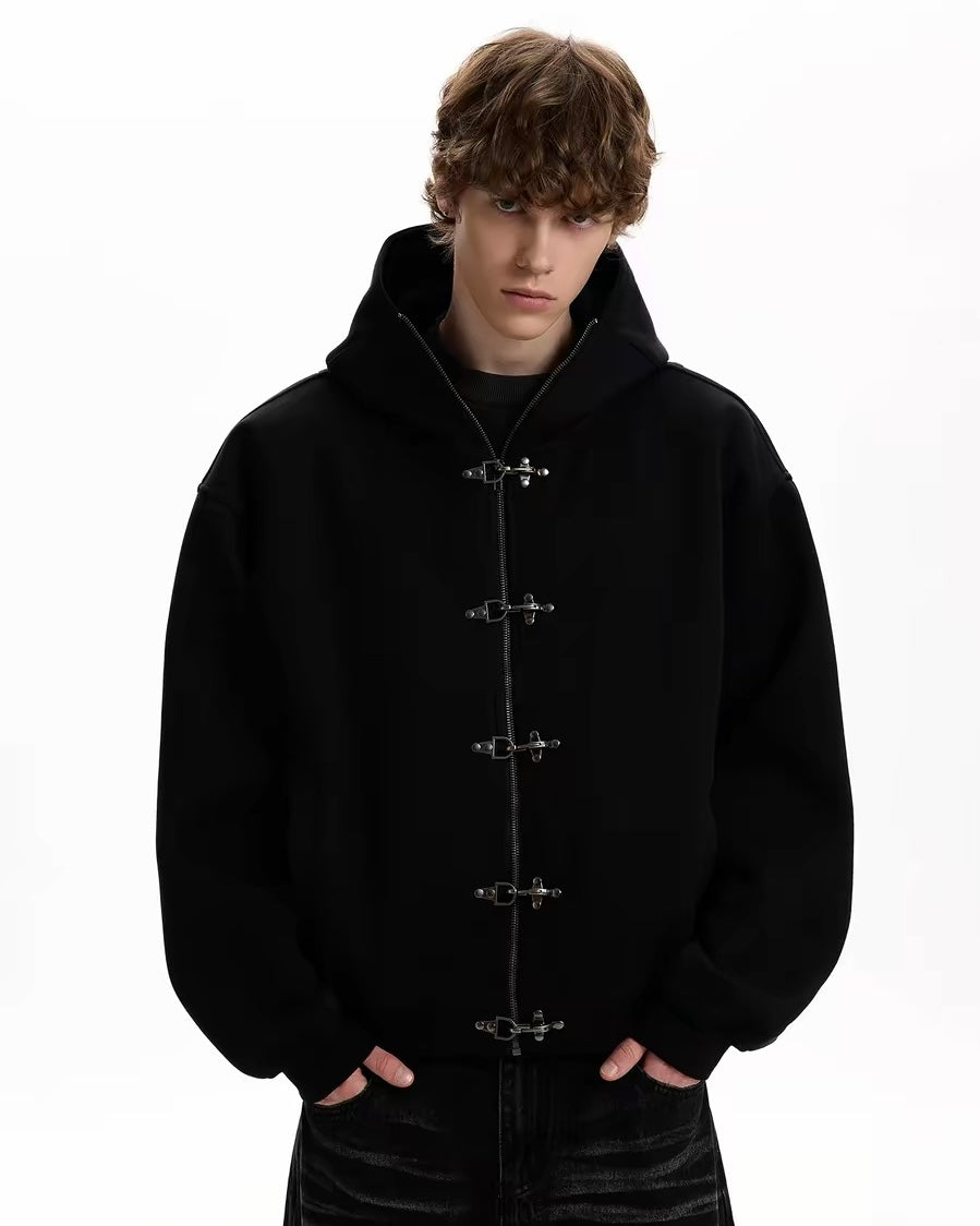 Metal Hook Oversized Hoodie