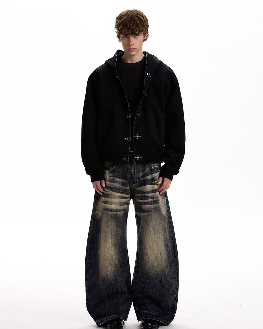 Metal Hook Oversized Hoodie