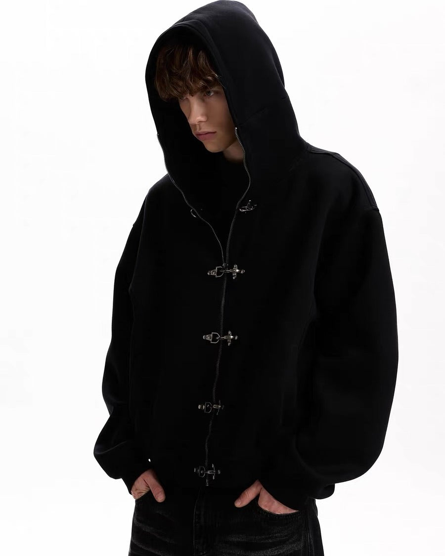 Metal Hook Oversized Hoodie