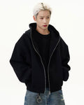 Unisex Oversized Zip Hoodie
