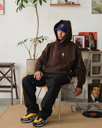 Basketball Embroidered Oversized Hoodie