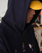 Basketball Embroidered Oversized Hoodie