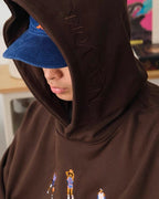 Basketball Embroidered Oversized Hoodie