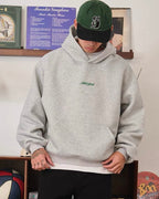 Parrot Embroidered Oversized Hoodie